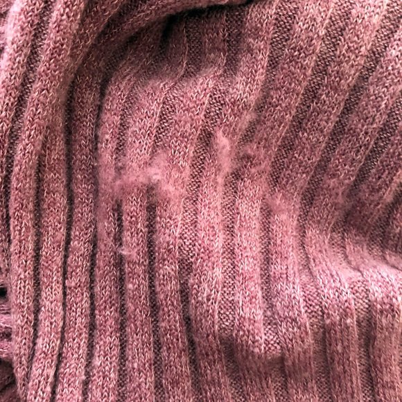 πRibbed Turtleneck Sweater in Mauve Size M - Picture 10 of 11